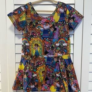 Encanto dress size 6 with attached bloomers